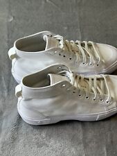 Adidas White Canvas Sneakersy High Top LYV 029001 buty rozmiar 10 na sprzedaż  Wysyłka do Poland