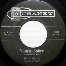 MARIO SUAREZ 45 Nunca Sabre / Moliendo Cafe KUBANEY Latin VOCAL #C768 for sale  Shipping to South Africa