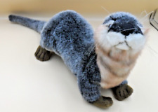 Hansa River Otter Soft Plush Stuffed Animal Realistic Plush with Tags/Booklet for sale  Shipping to South Africa