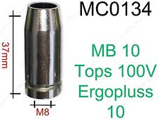 Gas nozzle gas nozzles tapered MIG/MAG burner MB10, plus10, SP10, TOPS 100V, MC0134 for sale  Shipping to South Africa