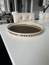 chic round mirrored tray for sale  Herndon