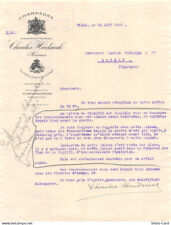 1925 invoice champagne for sale  Shipping to Ireland