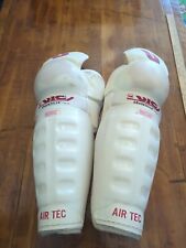 Used, Vintage Vic Air Tech  Hockey Shin Guards Size 16" Ice Equipment  for sale  Shipping to South Africa