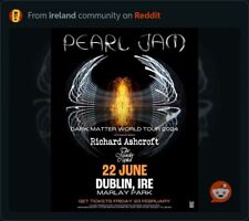Pearl jam tickets for sale  Ireland