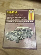 Simca 1100 1204 for sale  UK