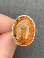 Silver natural amber for sale  BRIGHTON