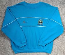 Camiseta Manchester City Vintage Le Coq Sportif Azul Claro Tamanho 2XL (P2P 26"), usado comprar usado  Enviando para Brazil