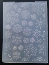 Snowflakes embossing folder for sale  WARE