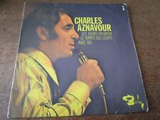 Charles aznavour pochette d'occasion  Aix-les-Bains