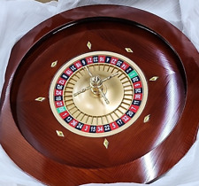 Brybelly Holdings GROU-003 19,5 pulgadas Rueda de ruleta de madera de lujo grado casino segunda mano  Embacar hacia Mexico