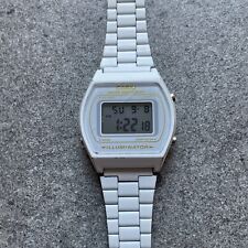 Usado, Relógio digital clássico retrô branco série vintage cor rara CASIO B640W A1 comprar usado  Enviando para Brazil