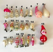 Vintage glass Christmas tree Ornaments decorations - soviet №319 for sale  Shipping to South Africa