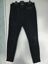 Pantalon jean noir d'occasion  Menucourt