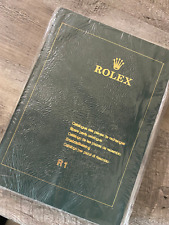 Raro Rolex R1 2001 genuino repuestos catálogo envoltura de placa todavía está encendida segunda mano  Embacar hacia Mexico