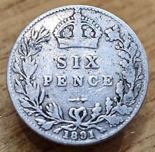 1891 victoria silver for sale  NORWICH