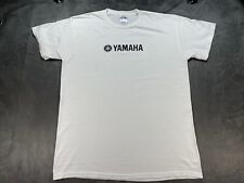 White Medium YAMAHA Percussion MotorCross 2 sided Shirt for sale  Shipping to South Africa