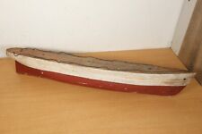 Early Wooden Pond Yacht Sailing Boat Hull Vintage Model Project Restoration 74cm for sale  Shipping to South Africa