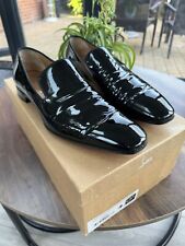 mens shoes black patent for sale  CHELMSFORD