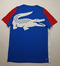 Camisa de tênis esportiva Lacoste logotipo grande masculina tamanho G comprar usado  Enviando para Brazil