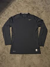 Camisa Nike Pro Combat Atlética Negra Mangas Largas Ajustada Para Hombre Talla Mediana segunda mano  Embacar hacia Argentina