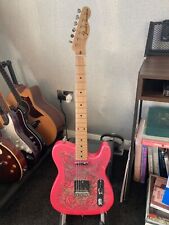 Pink paisley fender for sale  DUNDEE