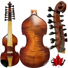 Viola d'Amore Song Master 7×7 cordas 14", feita à mão, viola de bom som #15587, usado comprar usado  Enviando para Brazil