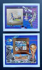 Stamps Gold Deluxe bloc + S/S Football Worldcup Italy 90 Guinea Imperf.  comprar usado  Enviando para Brazil