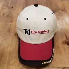 Centros de neumáticos TCI sombrero gorra correa trasera automóviles mecánico talla única rojo gris segunda mano  Embacar hacia Mexico