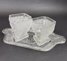 Clear glass creamer for sale  Shipping to Ireland