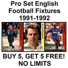 Pro Set English Football Fixture Cards 1991-1992 (1-100) **Please Select Cards** myynnissä  Leverans till Finland