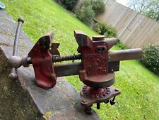 BENCH VICE Record Auto Vice No74 -Vice with Anvil Bender COLLECTIBLE RARE SWIVEL, used for sale  Shipping to South Africa