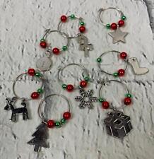 christmas wine charms for sale  Mccordsville