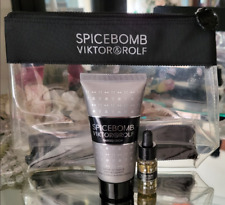 CONJUNTO DE 3 PEÇAS SPICEBOMB VIKTOR ROLF 1,7 oz creme de barbear e 5 ml óleo de barbear e estojo de viagem comprar usado  Enviando para Brazil