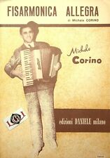 Spartito FISARMONICA ALLEGRA musica M. Corino edizioni musicali Daniele 1952, usado comprar usado  Enviando para Brazil