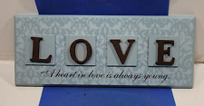 Love quote wood for sale  Bloomfield