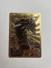 Cartão de exibição Steelix Vmax armadura de metal folha de ouro ventilador arte HP1150 comprar usado  Enviando para Brazil
