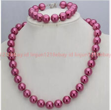 Used, Charming 8/10mm Multicolor Shell Pearl Round Gems Beads Necklace Bracelet18/7.5" for sale  Shipping to South Africa