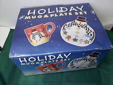 Holiday mug plate for sale  Stockton