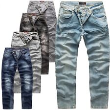 Herren Jeans Hose Rock Creek Designer Stretch Jeanshose Regular Slim Basic M19 comprar usado  Enviando para Brazil