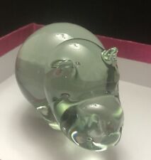 Paperweight glass hippo for sale  CARDIFF