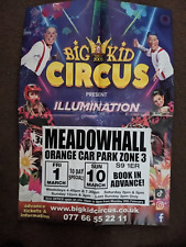 Circus poster big for sale  CHESTERFIELD