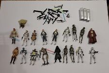 Lote de 19 bonecos de ação Star Wars 3,75" Hasbro clones Jedi Sith + acessórios comprar usado  Enviando para Brazil