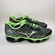 Tênis de corrida Mizuno Wave Prophecy 3 masculino tamanho 12.5 verde preto J1GR140001 raro comprar usado  Enviando para Brazil