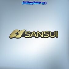 Sansui 76x16mm emblemat logo szczotkowane al naklejka plakietka naklejka głośnik naklejka jbl na sprzedaż  PL