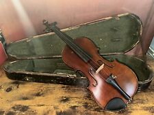 Antiguo violín 4/4 en estuche de madera antiguo etiquetado hecho en Alemania segunda mano  Embacar hacia Argentina