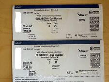 Tickets elisabeth musical gebraucht kaufen  Würselen