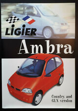 Ligier ambra brochure for sale  BOURNE