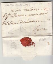 1788 lettera siena usato  Bagnacavallo