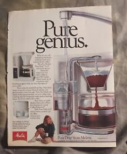 Cafeteira 1989 impressa ad-Pure Genius-Pure Drip por Melitta comprar usado  Enviando para Brazil
