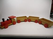 Wooden train handmade for sale  WINSFORD
